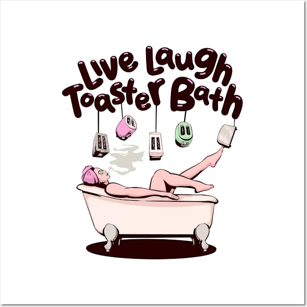 Toaster Bath Wall Art by LVBart